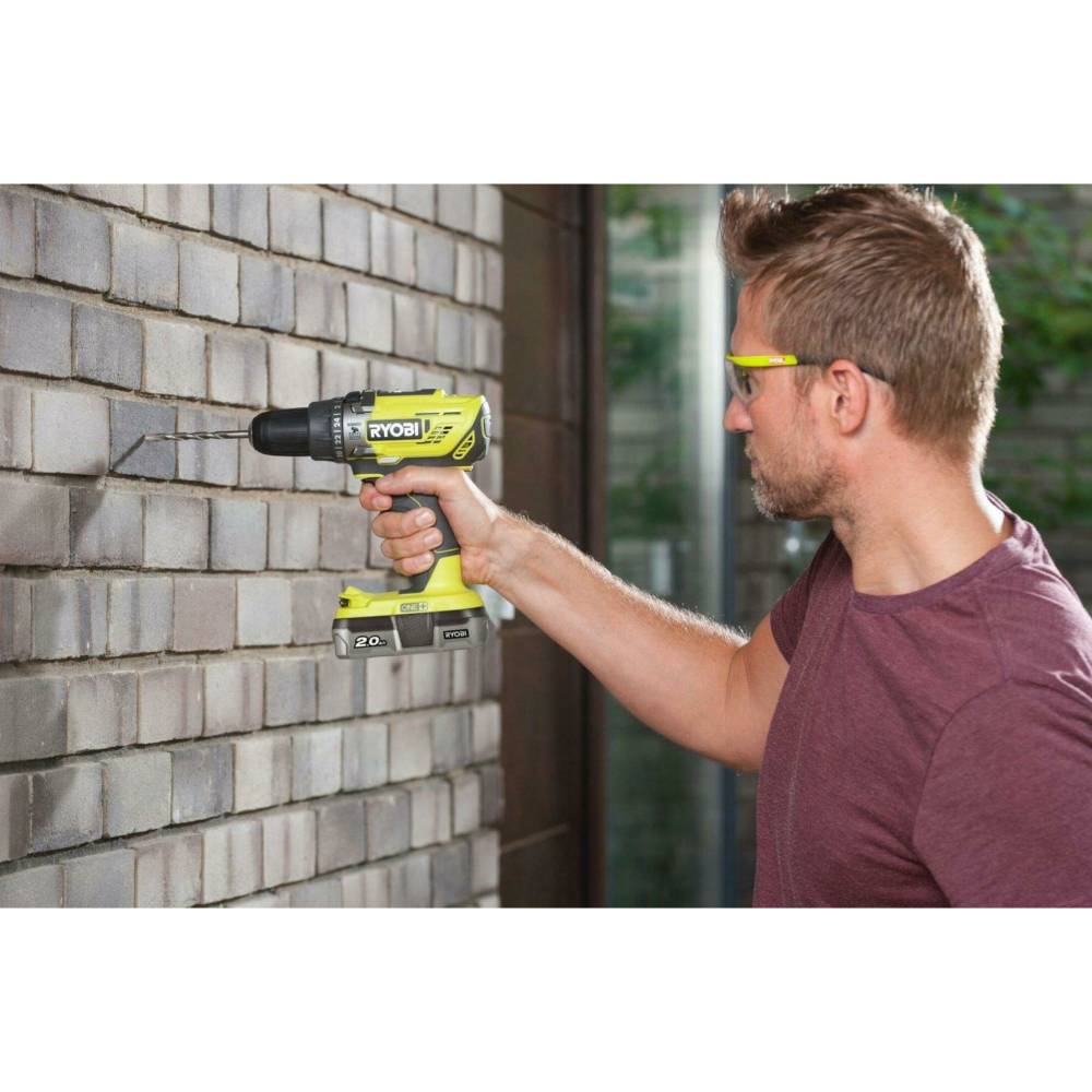 Дрель-шуруповерт RYOBI ONE+ R18PD3-242S 18В 1х2Ач 1х4Ач (5133003820) Дополнительно Емкость аккумулятора 2 и 4 а/ч