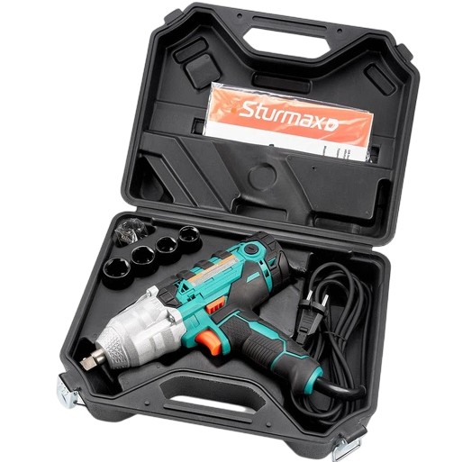 Гайковерт ударний STURMAX IDM2185IW 850 Вт Аксесуари в комплекті комплект насадок