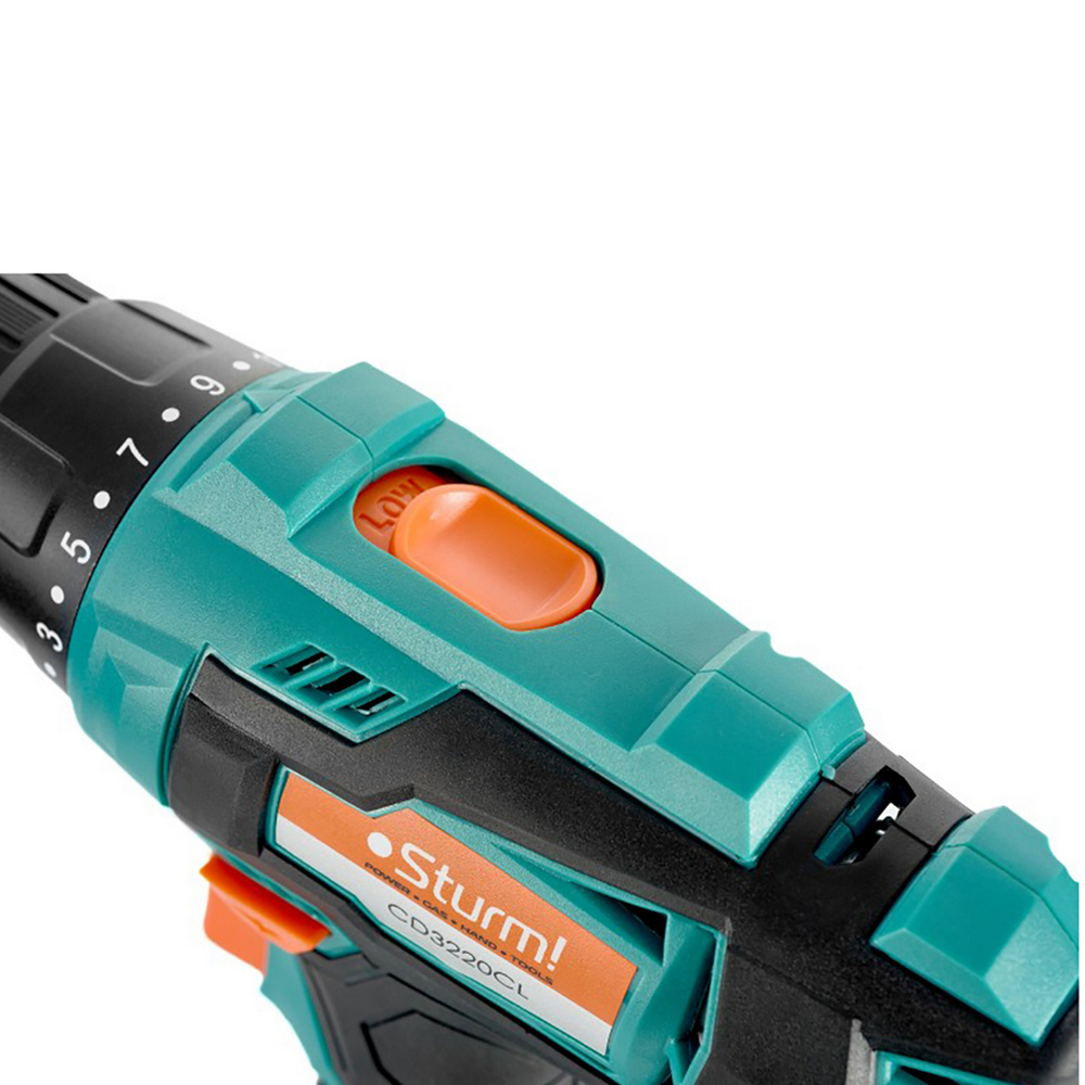 Дрель-шуруповерт STURMAX CDM3220CL 20 В без АКБ и ЗУ Тип питания аккумулятор