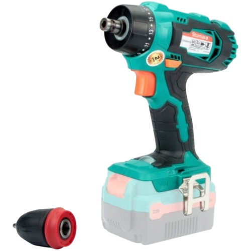 Дрель-шуруповерт STURMAX CDM3220CLD 20 В без АКБ и ЗУ Дополнительно Количество скоростей работы: 2 (0-450 / 0-1650); Тип двигателя: щеточный 