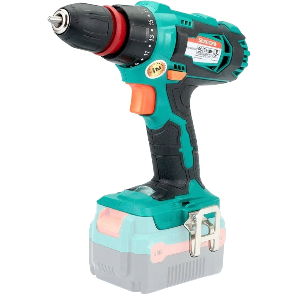 Дрель-шуруповерт STURMAX CDM3220CLD 20 В без АКБ и ЗУ