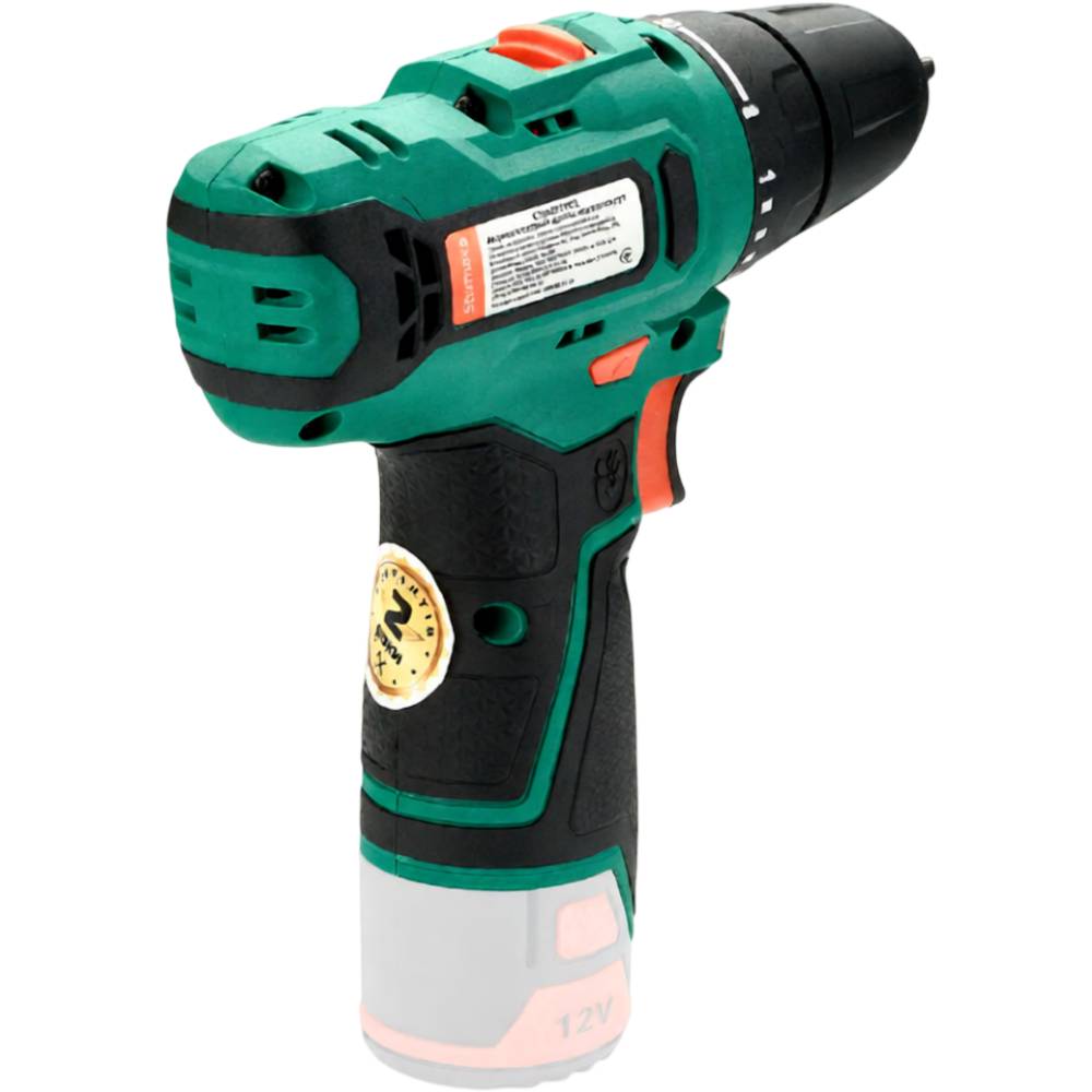 Дрель-шуруповерт STURMAX 12В 32Нм без АКБ та ЗУ (CDM3212CL) Тип аккумулятора Li-Ion