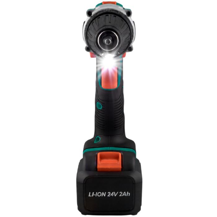 Дриль-шуруповерт STURMAX CDM3224LB Додатково кількість ступенів затяжки: 21; кількість швидкостей роботи: 2