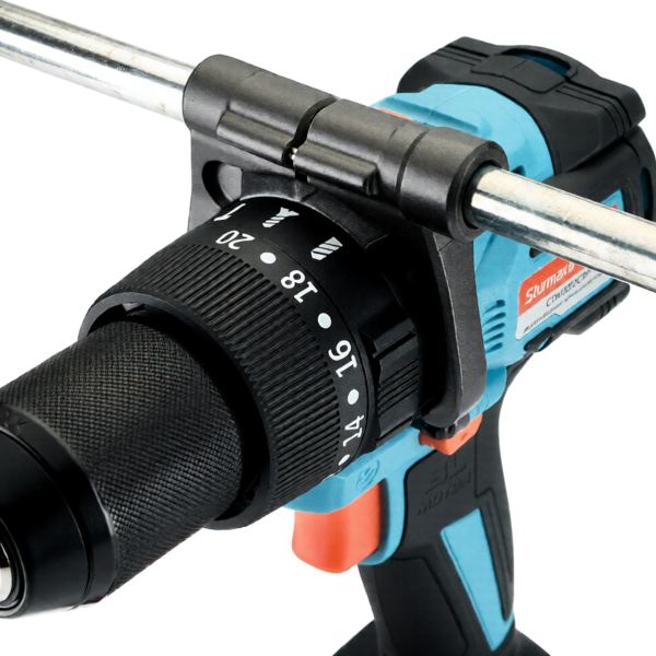 Дриль-шуруповерт STURMAX Professional CDM3203CRP без АКБ та ЗУ Аксесуари в комплекті кліпса для підвішування інструменту