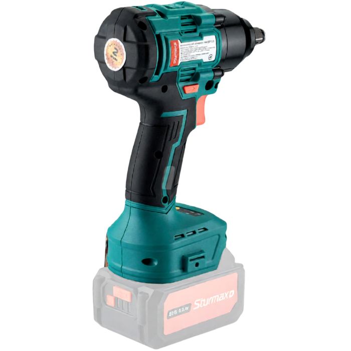 Гайковерт STURMAX IWM3201CR без АКБ та ЗУ Тип живлення акумулятор