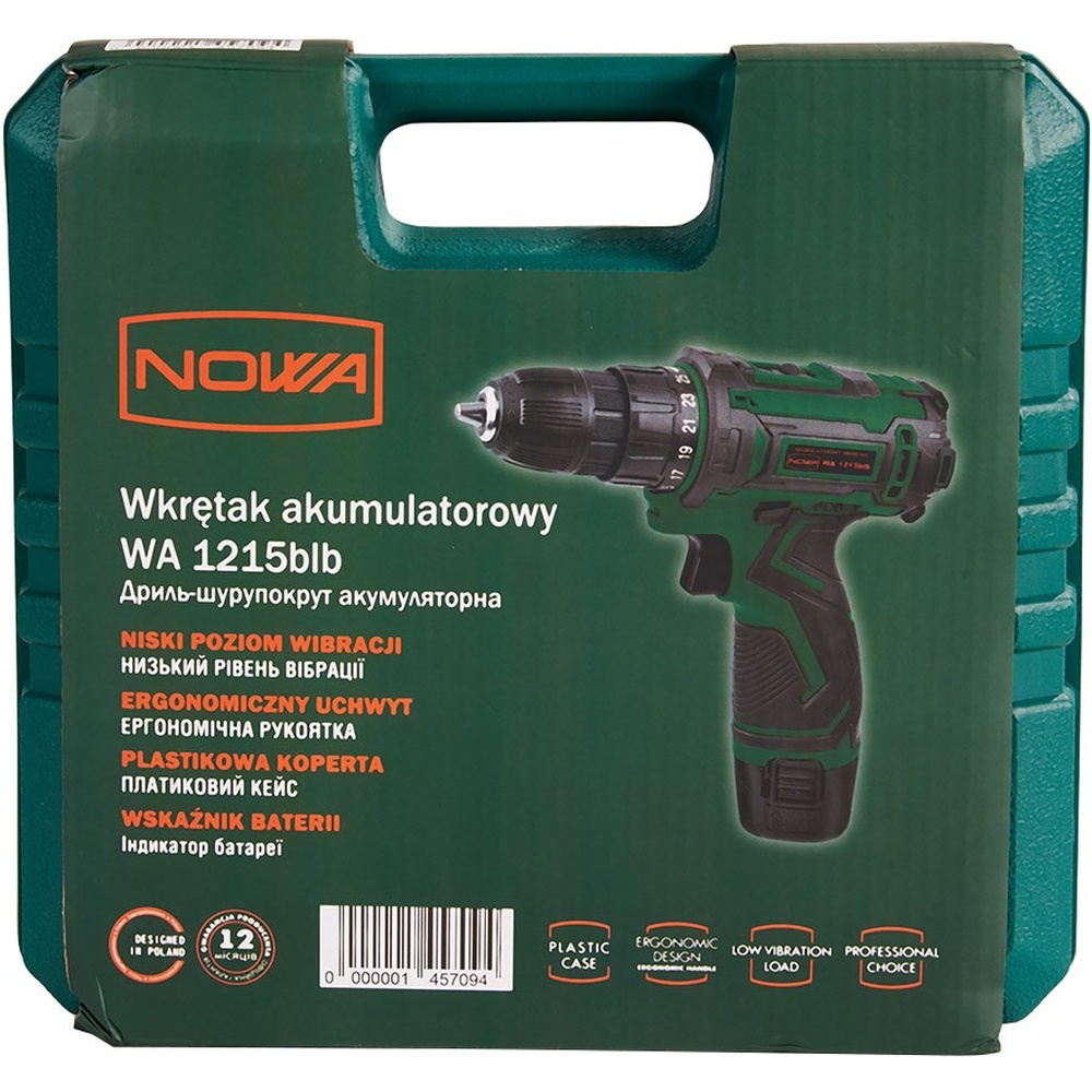 Покупка Дрель-шуруповерт NOWA WA1215blb (145709)