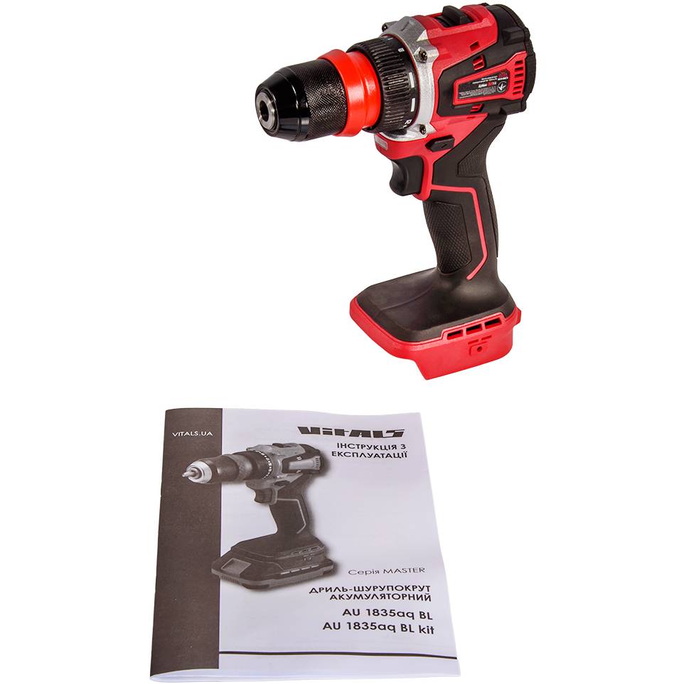 В інтернет магазині Дриль-шуруповерт VITALS Master AU 1835aq BL (235976)