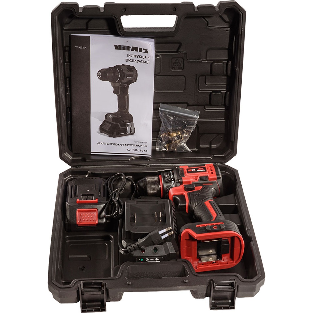 У Фокстрот Дриль-шуруповерт VITALS Master AU 1832c BL Kit (235330)