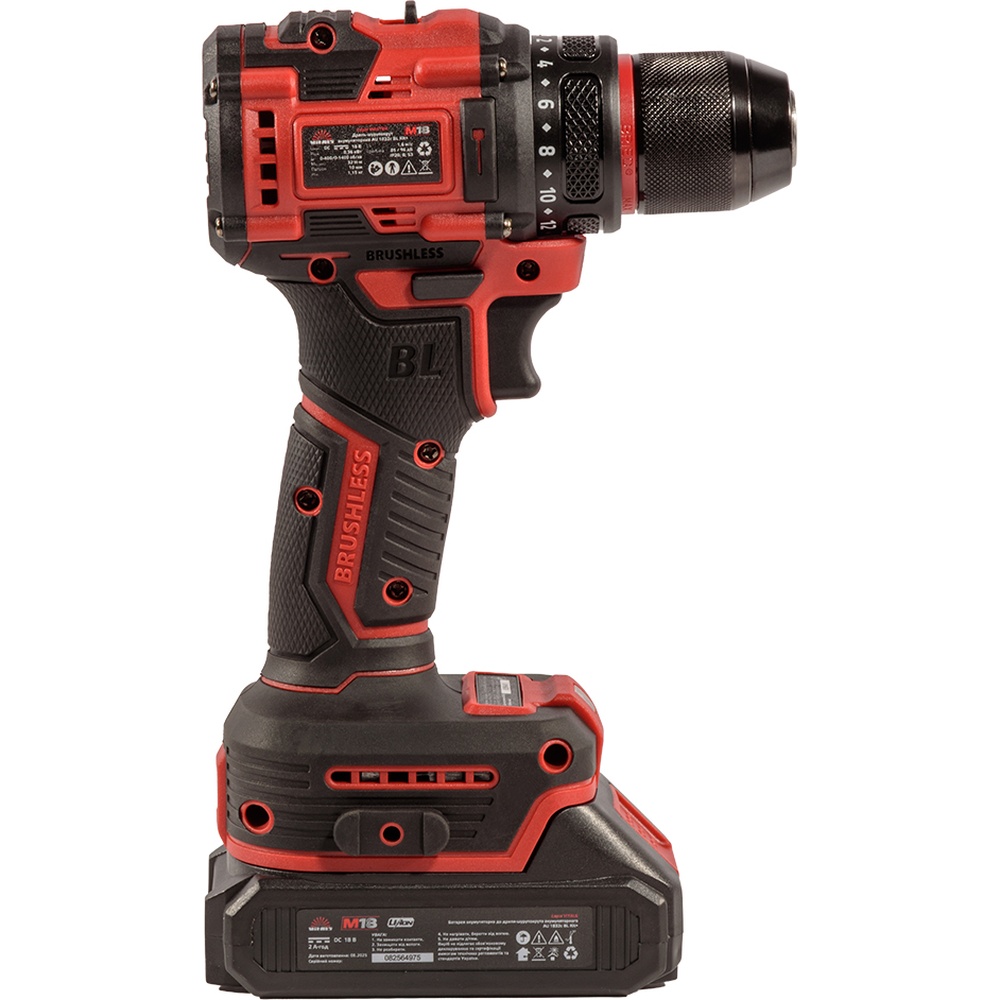 Дриль-шуруповерт VITALS Master AU 1832c BL Kit+ (235331) Тип акумулятора Li-Ion