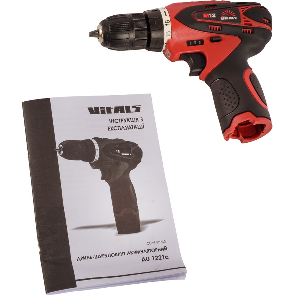 В інтернет магазині Дриль-шуруповерт VITALS AU 1221c без АКБ та ЗУ (235335)