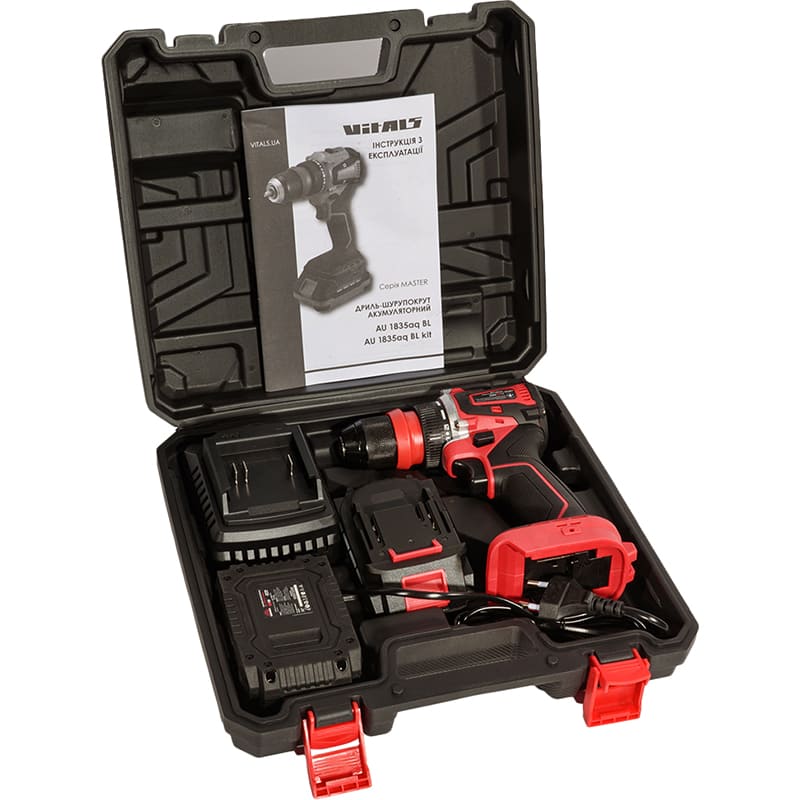 У Фокстрот Дриль-шуруповерт VITALS Master AU 1835aq BL Kit (235977)