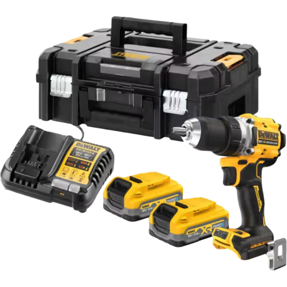 Дриль-шуруповерт DEWALT DCD800S2T Патрон швидкозатискний