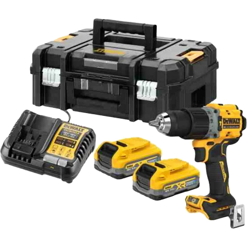 Дриль-шуруповерт DEWALT DCD805S2T Додатково Частота ударів 1 швидкість: 11050 об/хв; Частота ударів 2 швидкість: 34000 об/хв
