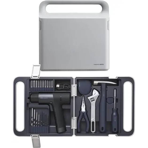 Дриль-шуруповерт HOTO Xiaomi 12V Brushless Drill Tool Set (QWDZGJ001)