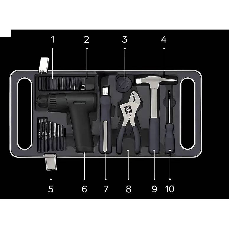 Дриль-шуруповерт HOTO Xiaomi 12V Brushless Drill Tool Set (QWDZGJ001) Патрон швидкозатискний