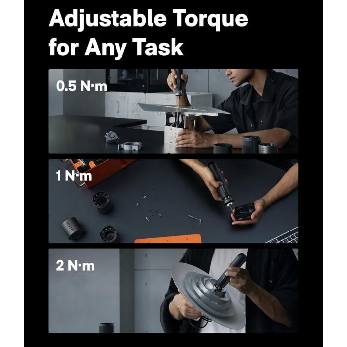 Електровикрутка HOTO Xiaomi PixelDrive Cordless Screwdriver з набором біт 30 шт (QWLSD014) Тип живлення акумулятор