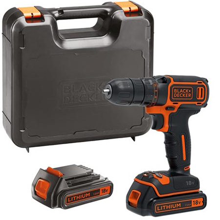 Шуруповерт BLACK&DECKER BDCDC18KB Патрон швидкозатискний