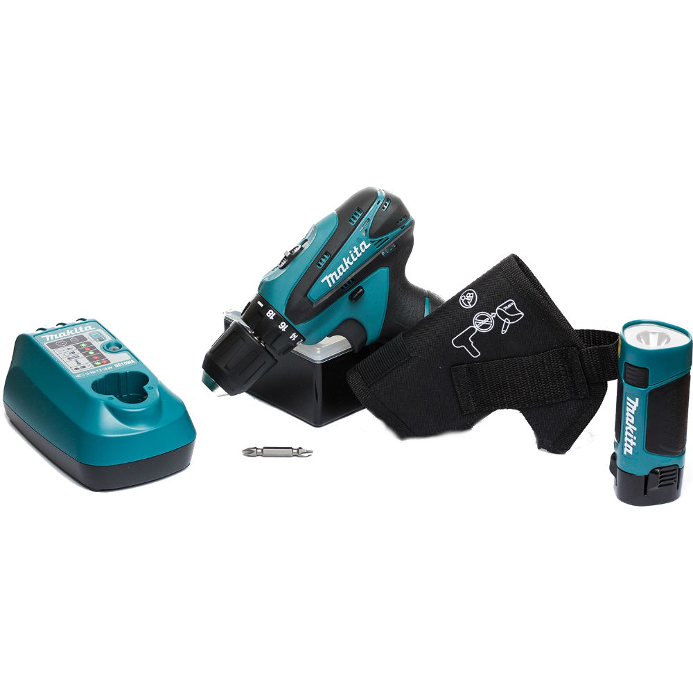 Дрель-шуруповерт MAKITA DF330DWLE (37487) Тип питания аккумулятор