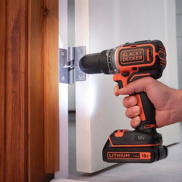 Дрель-шуруповерт BLACK&DECKER BL186KB Тип аккумулятора Li-Ion