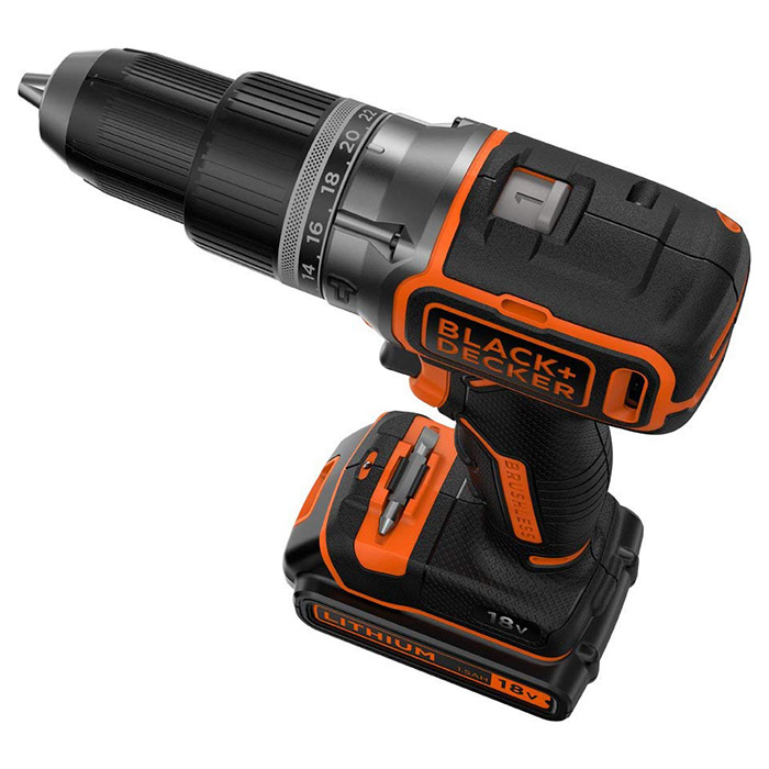 Дриль-шуруповерт BLACK&DECKER BL188KB Патрон швидкозатискний