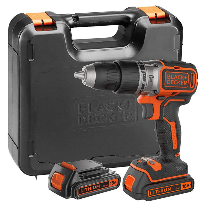 Дриль-шуруповерт BLACK&DECKER BL188KB Тип живлення акумулятор