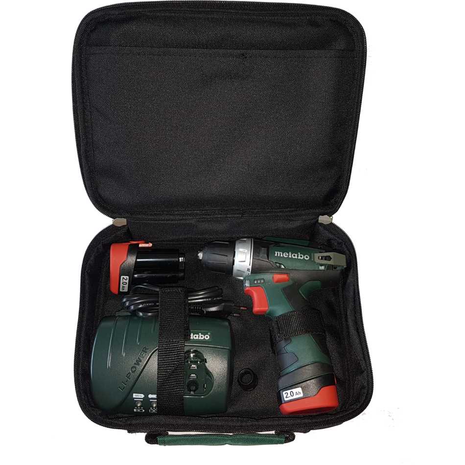 Шуруповерт METABO PowerMaxxBS (600079550) Аксесуари в комплекті кейс