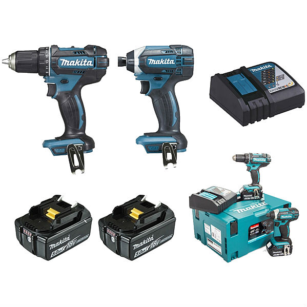 Набор инструментов MAKITA DLX2127TJ1 LXT (Makita DDF 482 + Makita DTD 152)