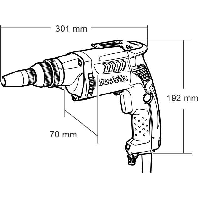 Шуруповерт MAKITA FS 2700 Патрон шестигранник