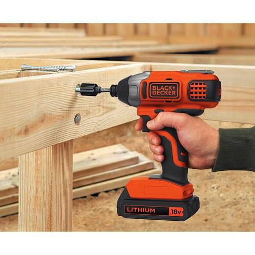 Гайковерт BLACK&DECKER BDCIM18N Тип питания аккумулятор