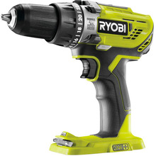 Дрель-шуруповерт RYOBI ONE+ R18PD3-0 18V, ударный, без АКБ и ЗУ (5133002888)