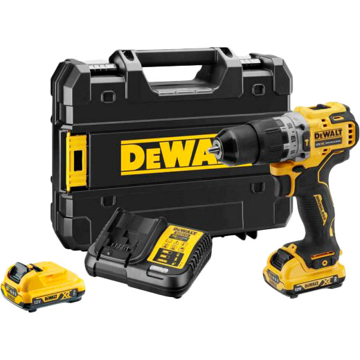 Дрель-шуруповерт DEWALT DCD706D2 Тип питания аккумулятор