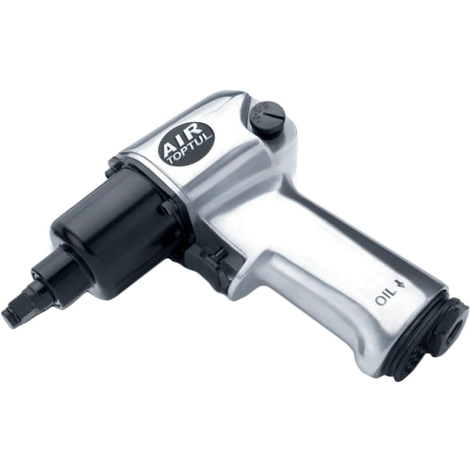 

Гайковерт TOPTUL KAAA1620, Пневмогайковерт 1/2" 271N/m 10000об/мин 1,36кг