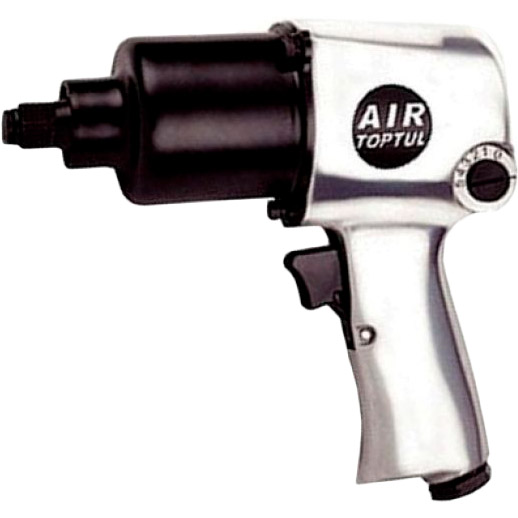 

Гайковерт TOPTUL KAAA1650B, Пневмогайковерт 1/2" 678N/m 8000об/мин 2,6кг