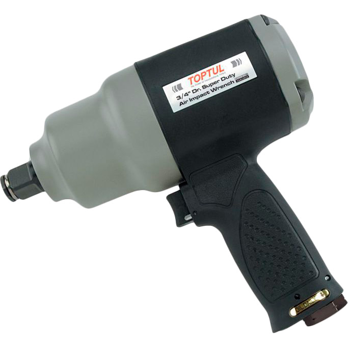 

Гайковерт TOPTUL KAAC2412, Пневмогайковерт 3/4" 1626N/m 6500об/мин 3,89кг