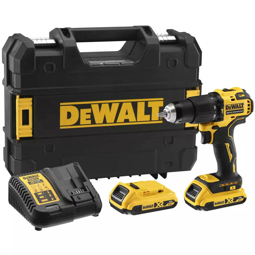 Дриль-шуруповерт DEWALT DCD709D2T Патрон швидкозатискний