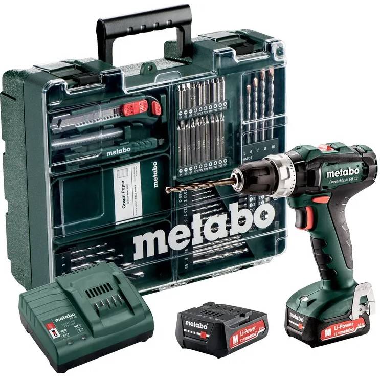 Дрель-шуруповерт METABO PowerMaxx SB 12 (601076870) Дрель-шуруповерт METABO PowerMaxx SB 12 (601076870)