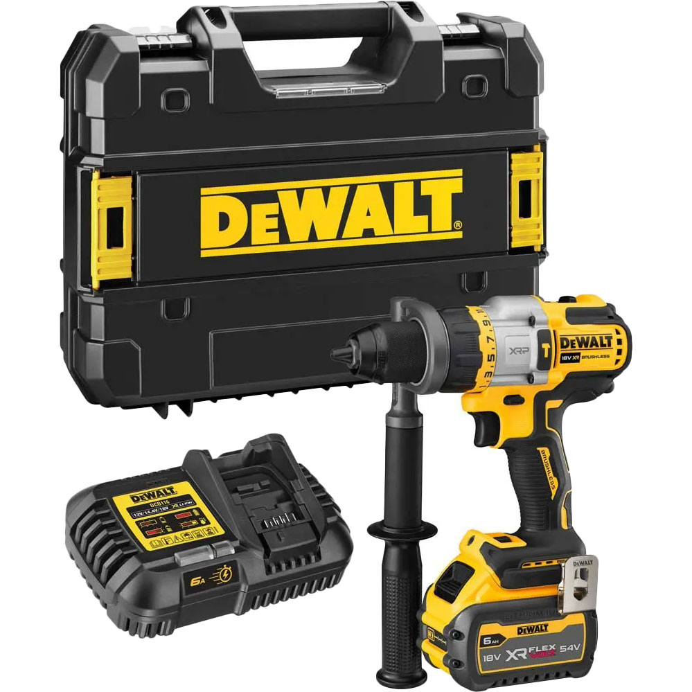 Дрель-шуруповерт DEWALT 1296 Вт (DCD999T1) Патрон быстрозажимной