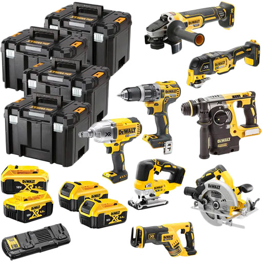 Набор инструментов DEWALT 8 инструментов (DCK865P4T) Набор инструментов DEWALT 8 инструментов (DCK865P4T)