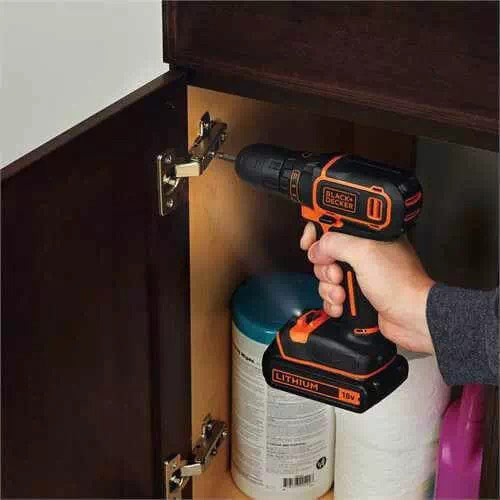 Дриль-шуруповерт BLACK & DECKER BDCDD18N Тип живлення акумулятор