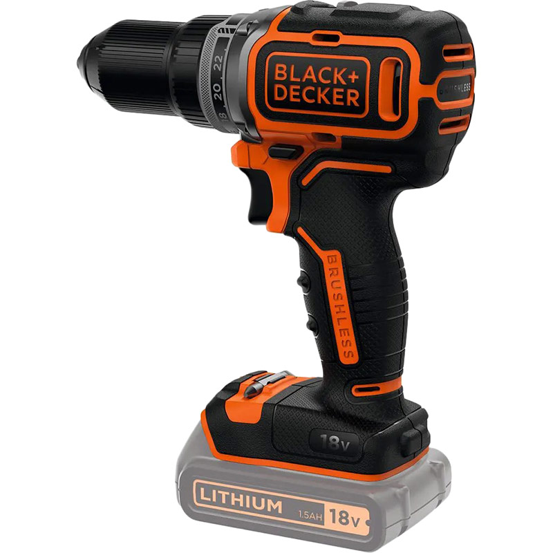 Дриль-шуруповерт BLACK & DECKER BL186N Патрон швидкозатискний