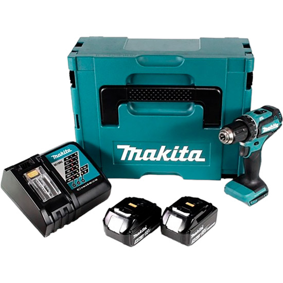 Дрель-шуруповерт MAKITA DDF485RFJ Патрон быстрозажимной