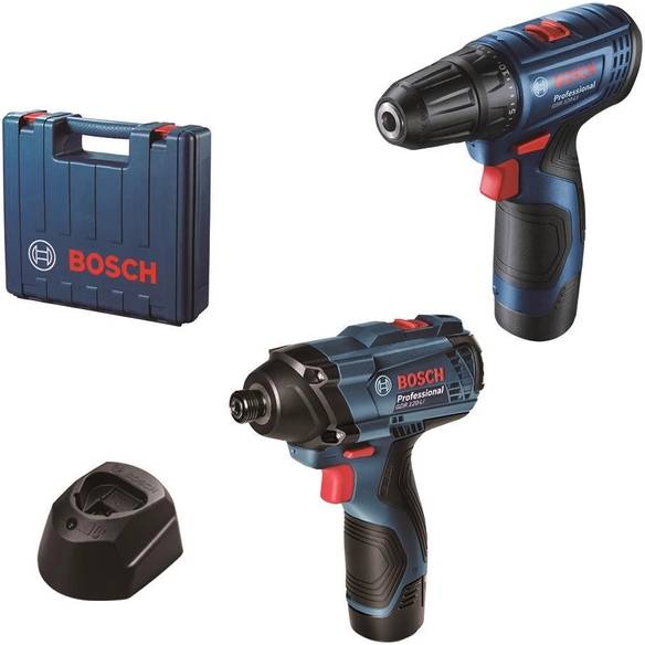 Набір інструментів BOSCH GSR 120-LI + GDR 120-LI (0.601.9G8.023) Набір інструментів BOSCH GSR 120-LI + GDR 120-LI (0.601.9G8.023)