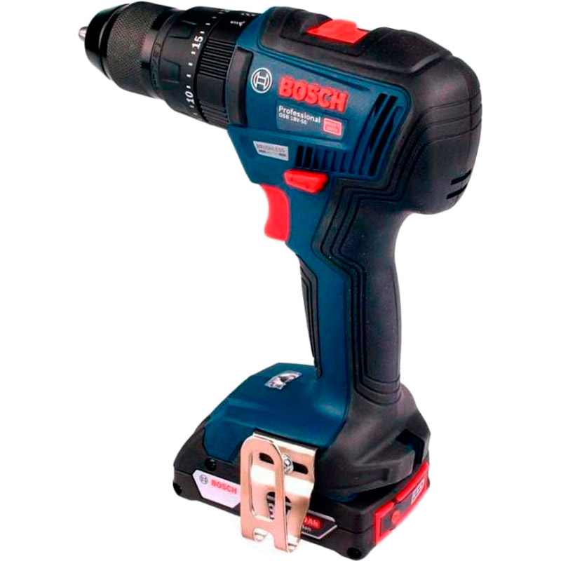 Зовнішній вигляд Дриль-шуруповерт BOSCH GSB 18 V-50 Professional (0.601.9H5.106)