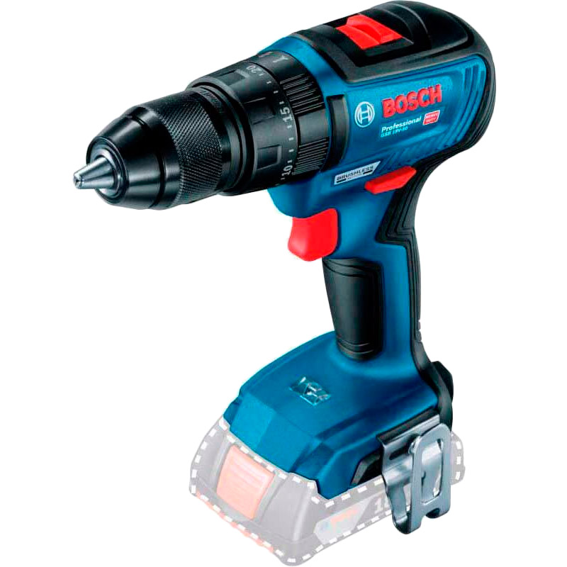 Дрель-шуруповерт BOSCH GSB 18 V-50 Professional (0.601.9H5.106) Патрон быстрозажимной