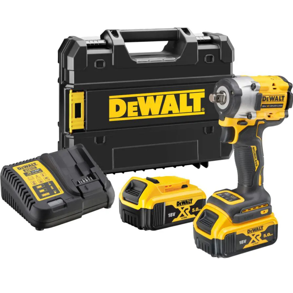 Гайковерт ударний DEWALT DCF921P2T Тип акумулятора Li-Ion