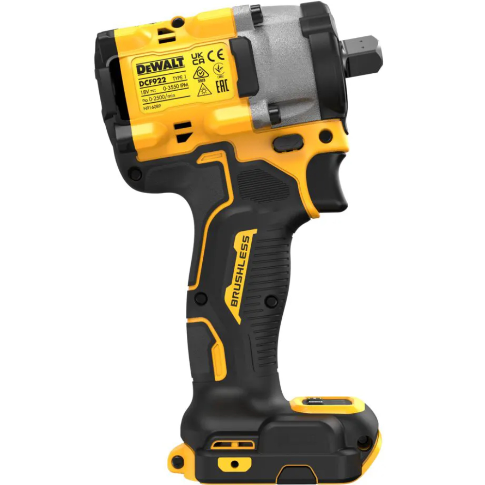 Гайковерт ударный DEWALT DCF922NT Аксессуары в комплекте кейс