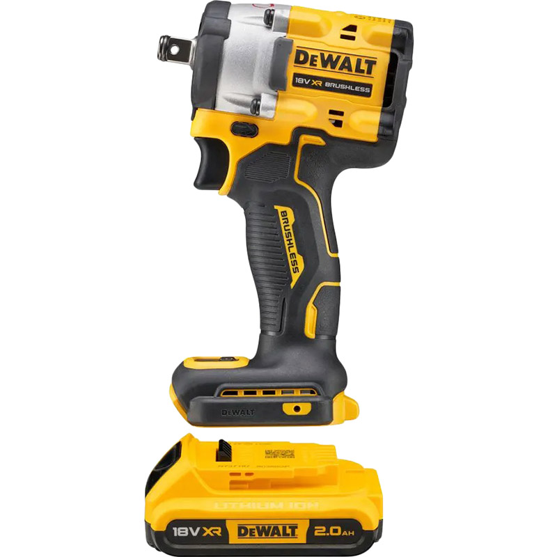 Гайковерт ударний DEWALT DCF921D2T Тип живлення акумулятор