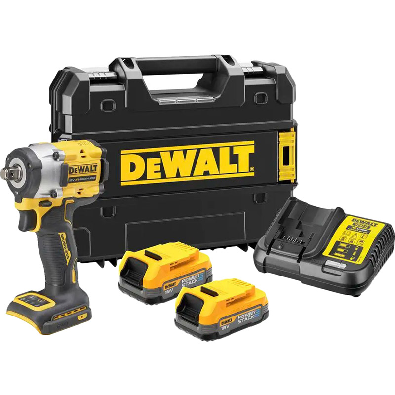 Гайковерт ударний DEWALT DCF921E2T Тип акумулятора Li-Ion