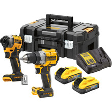 Набір DEWALT дриль-шуруповерт DCD800 + шуруповерт DCF850 (DCK2051H2T)