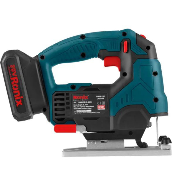 Электролобзик RONIX 8608 Глубина пропила древесины 80